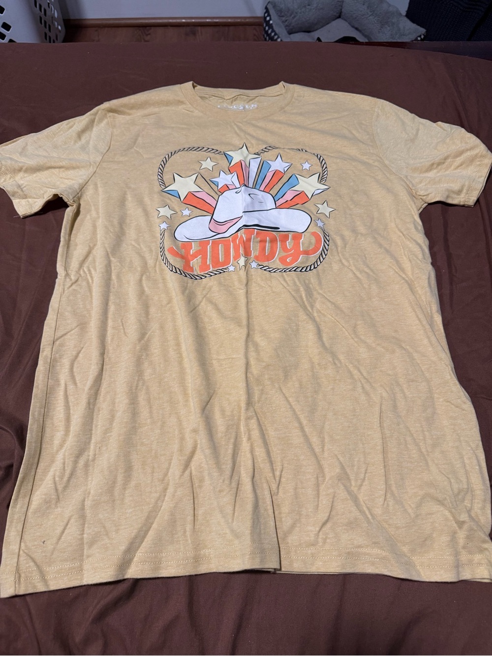Lincoln Outfitters Howdy Western Cowboy Graphic Tee M